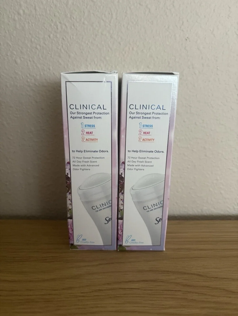 Lot of 2 Secret Clinical Invisible Solid Deodorant Wicked Couldn’t Be Lovelier